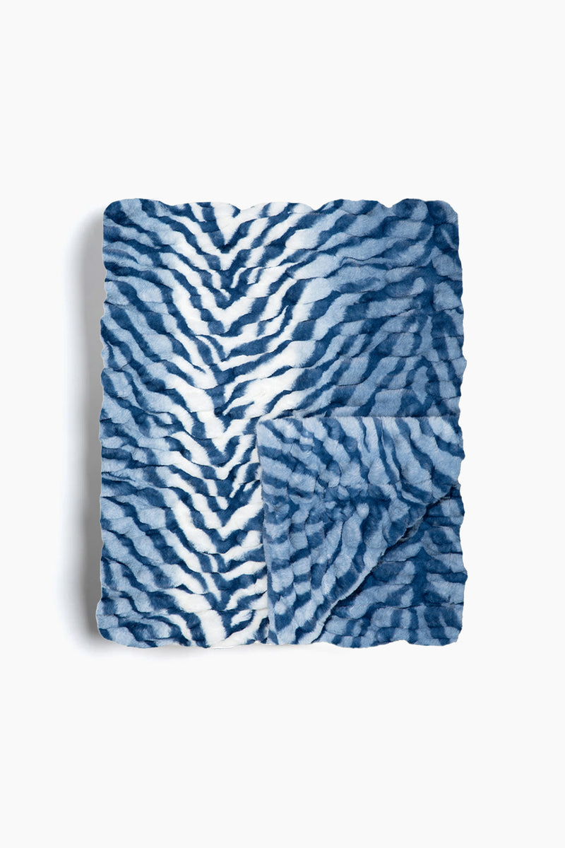 La couverture pour animaux Lola | Zèbre bleu
