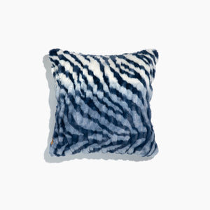 Blue Zebra Pillow