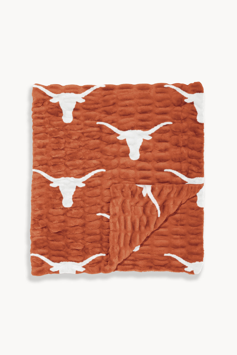 The Longhorns Blanket Burnt Orange