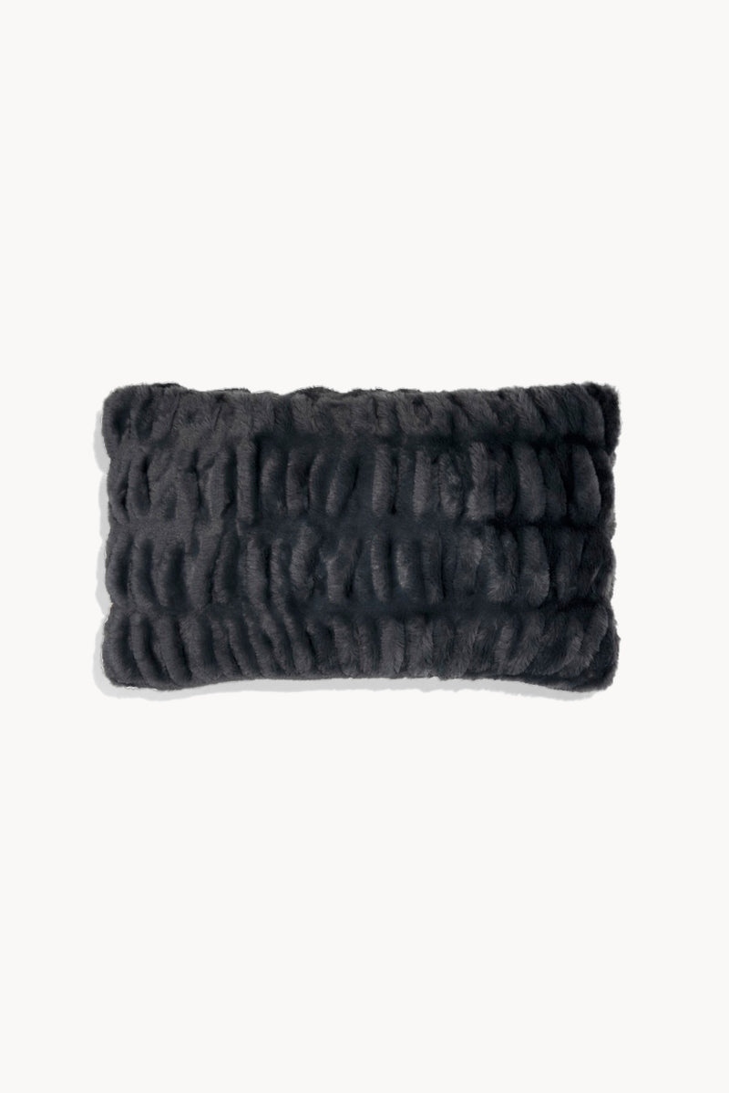 Oreiller gris anthracite