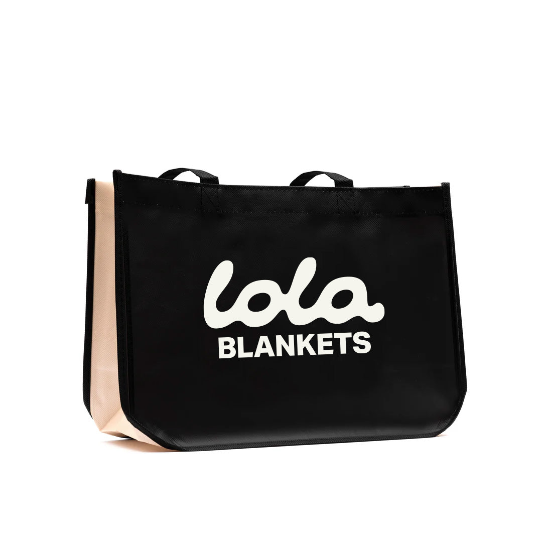 blanket small traveler tote bag Lola Blankets Gift Bag | Baby | Life-Changing Softness