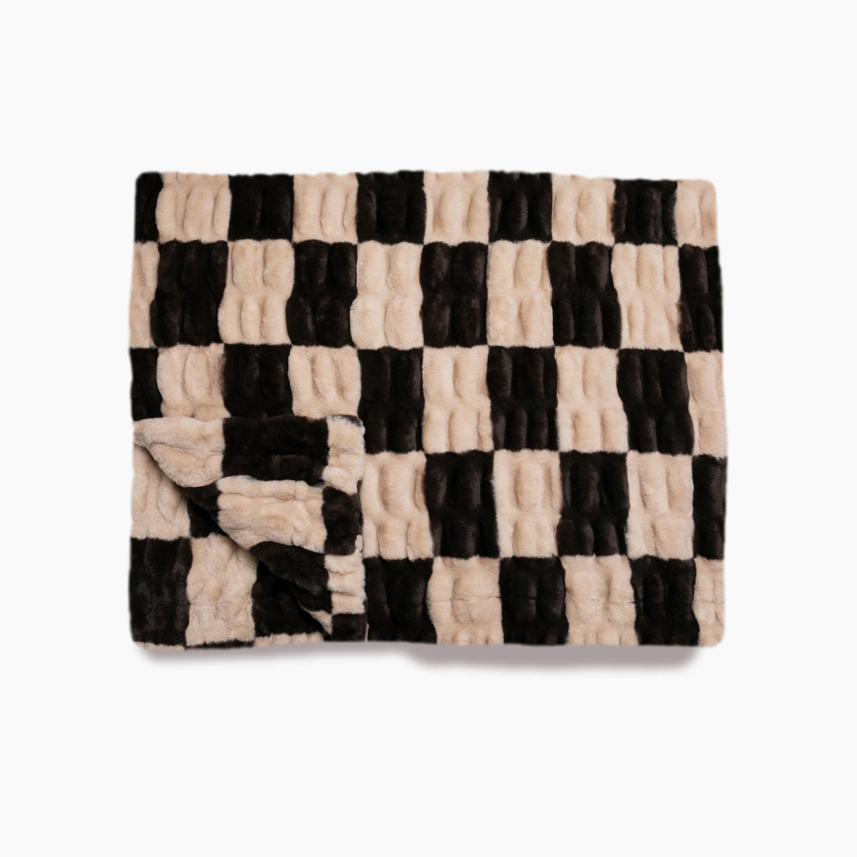 Lola Blanket: Espresso Check (Large)