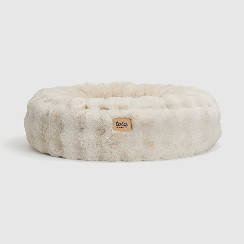 The Lola Bubble Pet Bed | Cappuccino