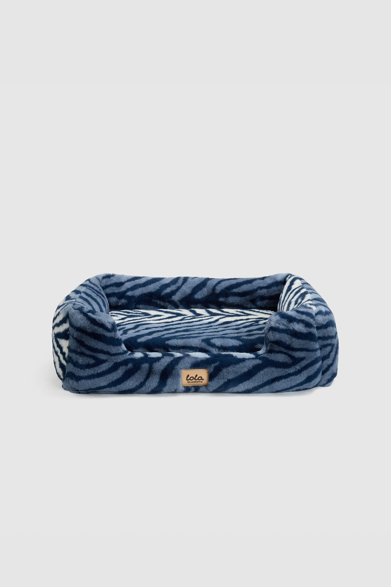 Zèbre bleu (lit pour animaux)