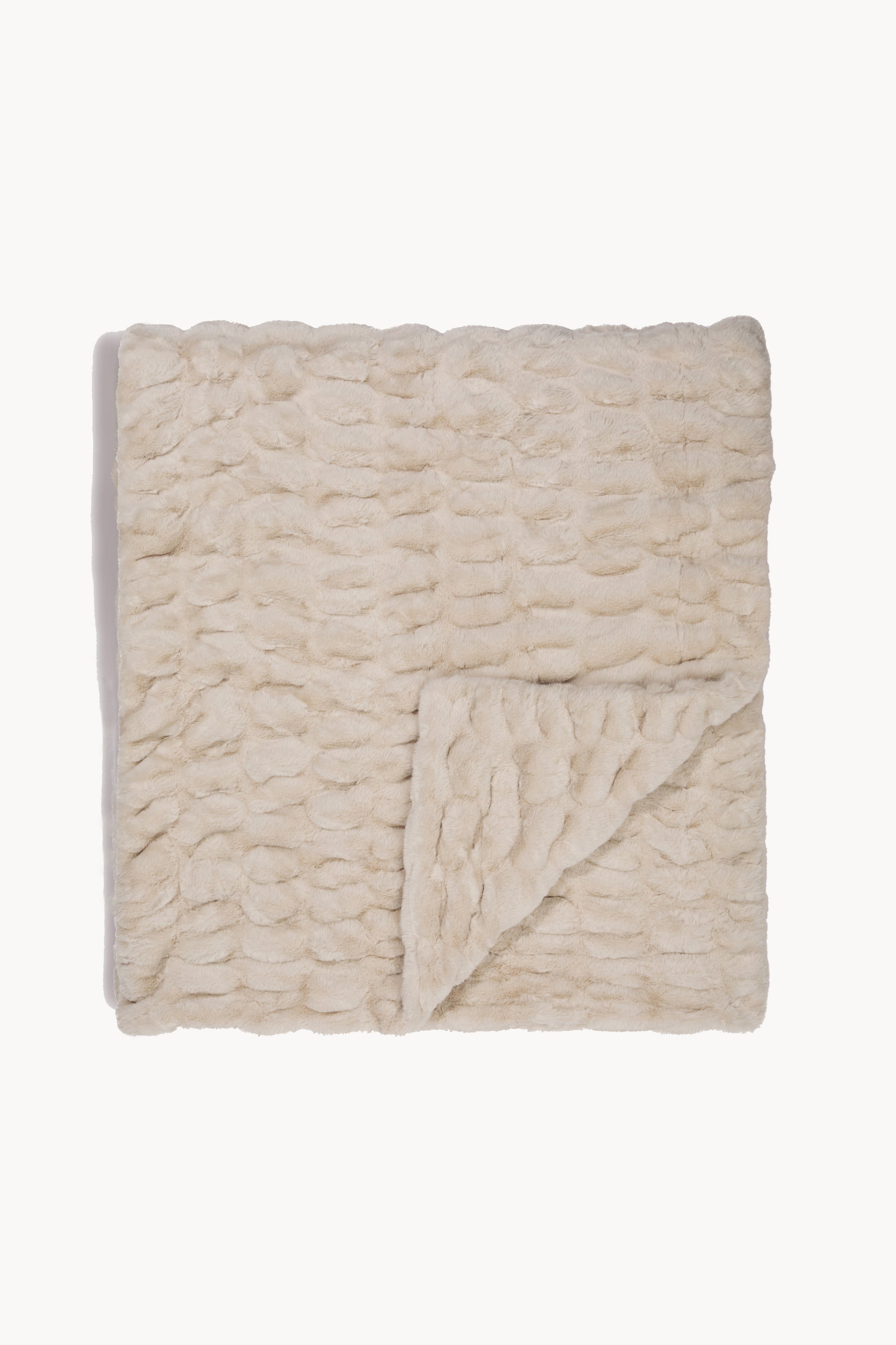 The Lola Blanket in Antique Ivory- size L