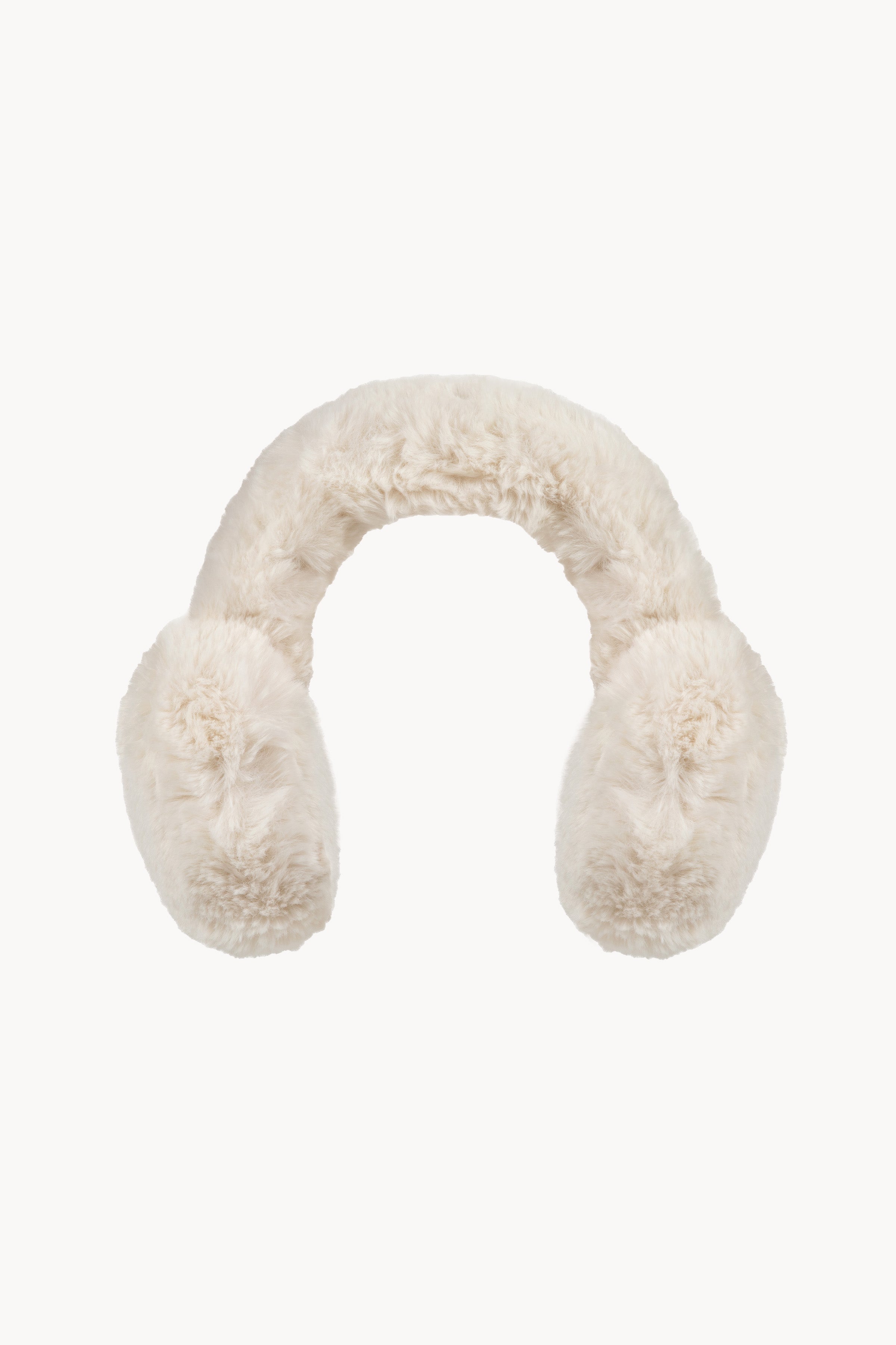 Lola Luxe Ear Muffs | Cream Faux Fur Ear Muffs | Lola Blankets