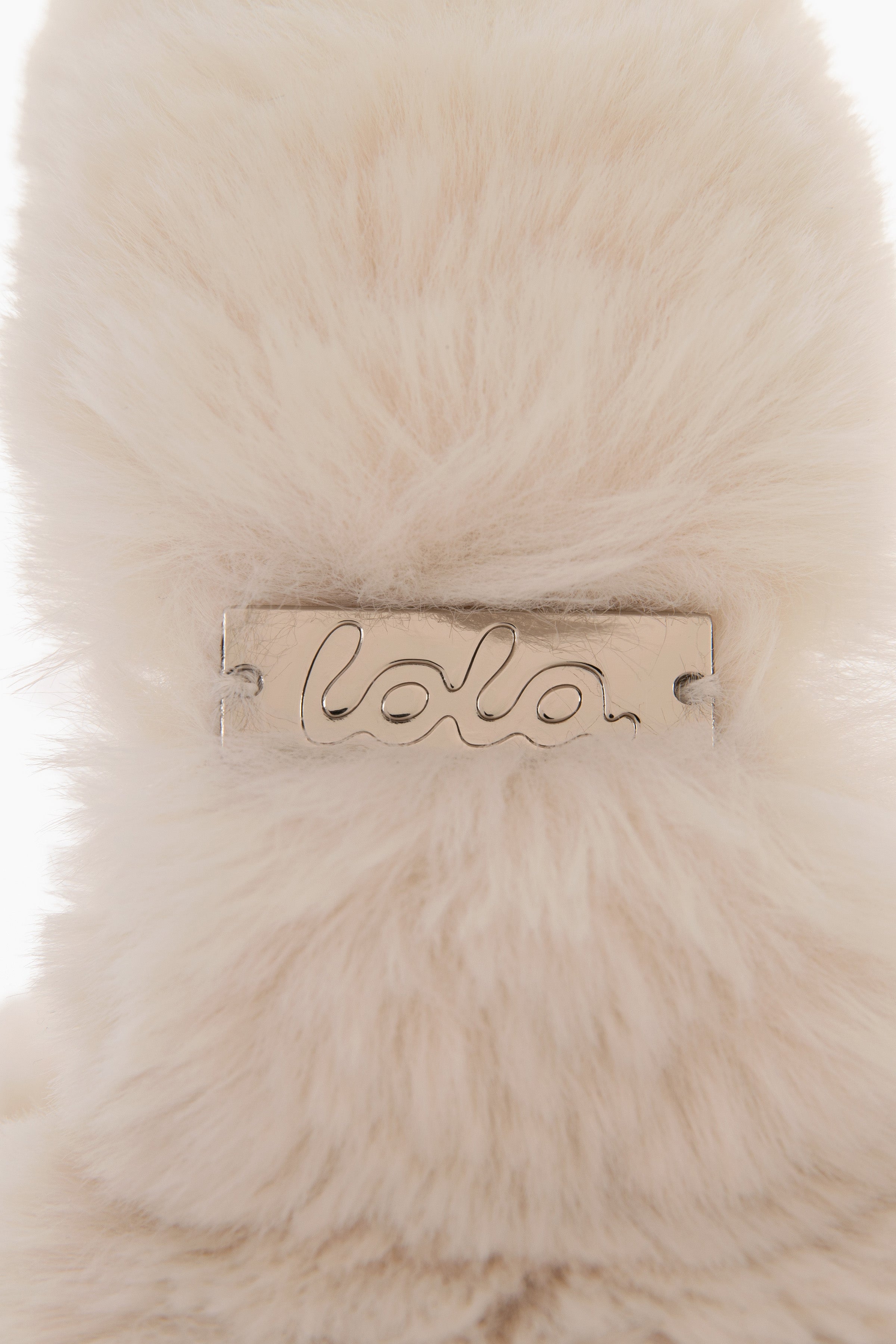 Lola Luxe Ear Muffs | Cream Faux Fur Ear Muffs | Lola Blankets