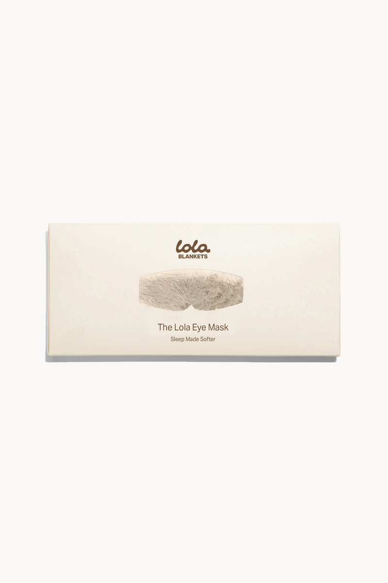 The Lola Eye Mask | Toasted Almond