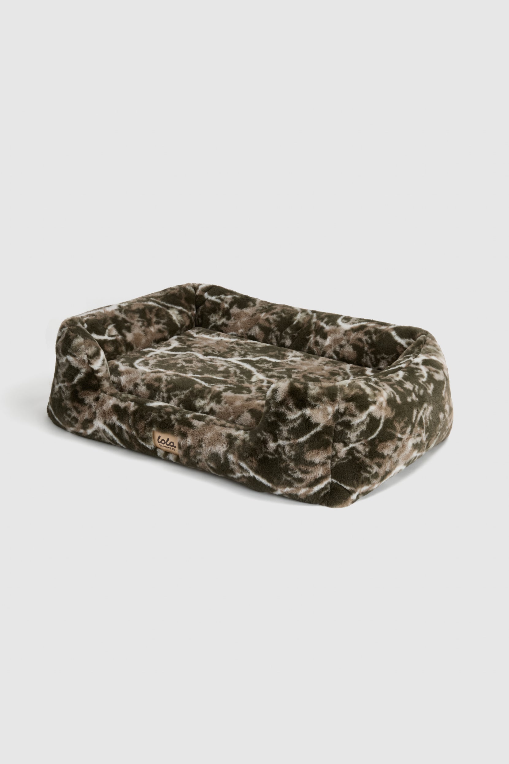 Memory Foam Pet Bed - Sagebrush Camo | Lola Blankets