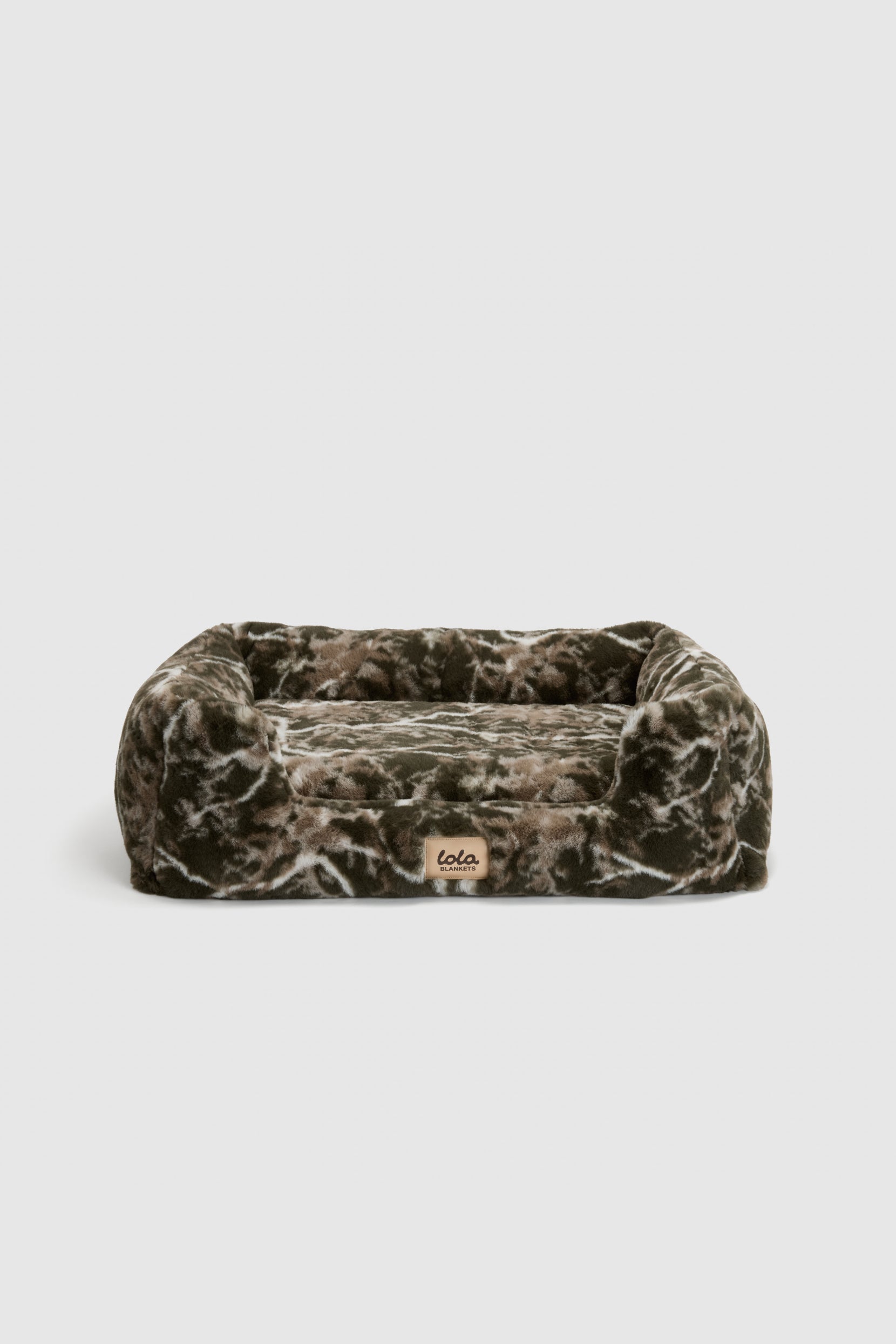 Memory Foam Pet Bed - Sagebrush Camo | Lola Blankets