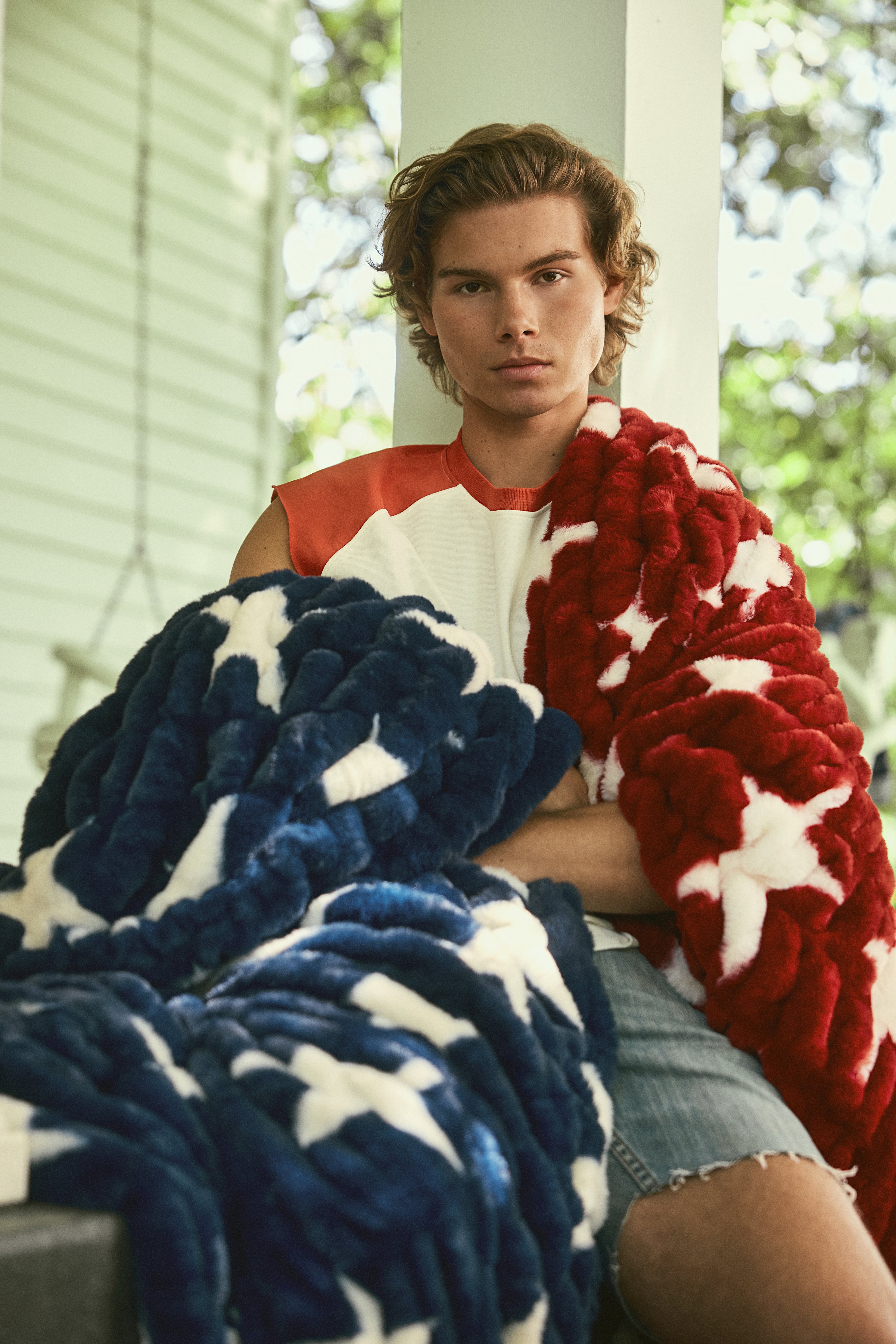Star Spangled Navy Lola Original | Lola Blankets