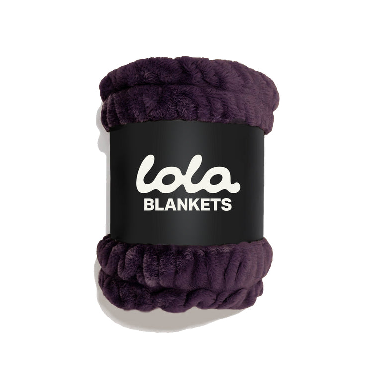 ラッツ　ヴィンテージラグ　ブランケット　2色 Vintage Violet – Lola Blankets