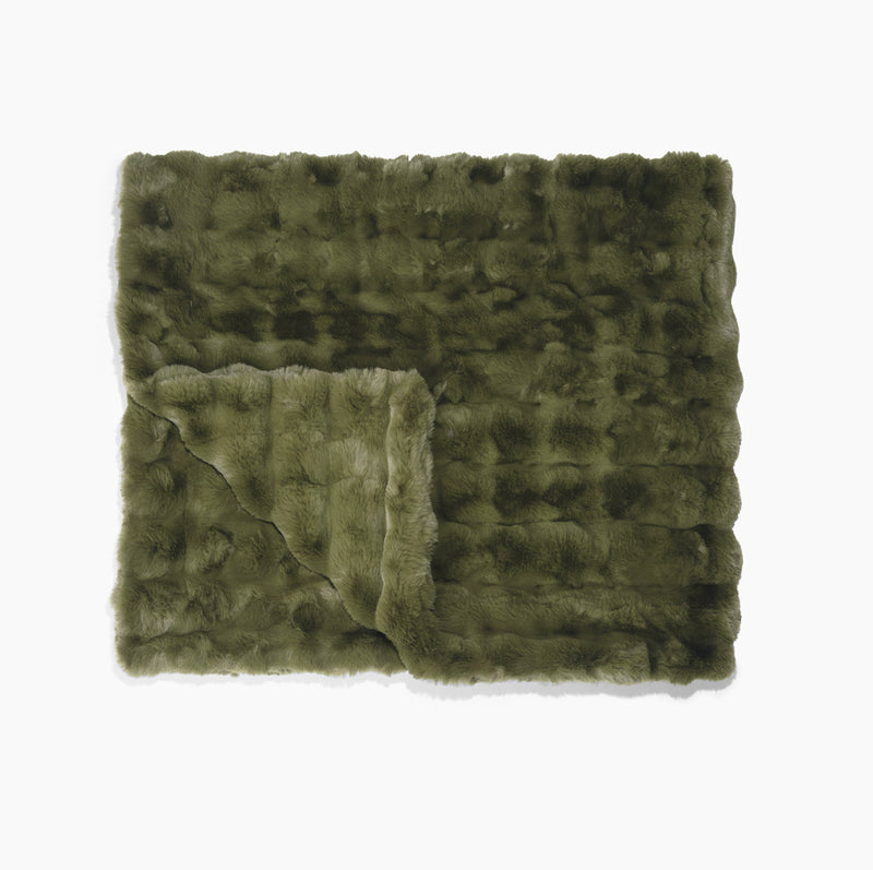 Fern Green - a muted deep green weighted blanket