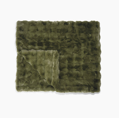 Wild Moss - a muted deep green weighted blanket