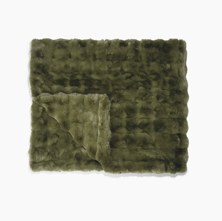 Wild Moss - a muted deep green weighted blanket