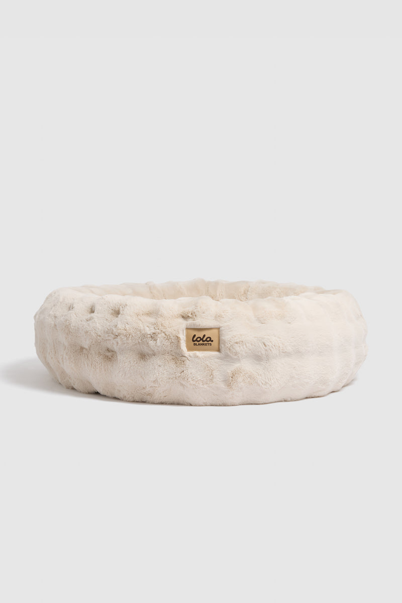 The Lola Bubble Pet Bed | Antique Ivory