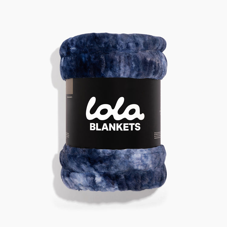 Denim Tie Dye Lola Original | Lola Blankets