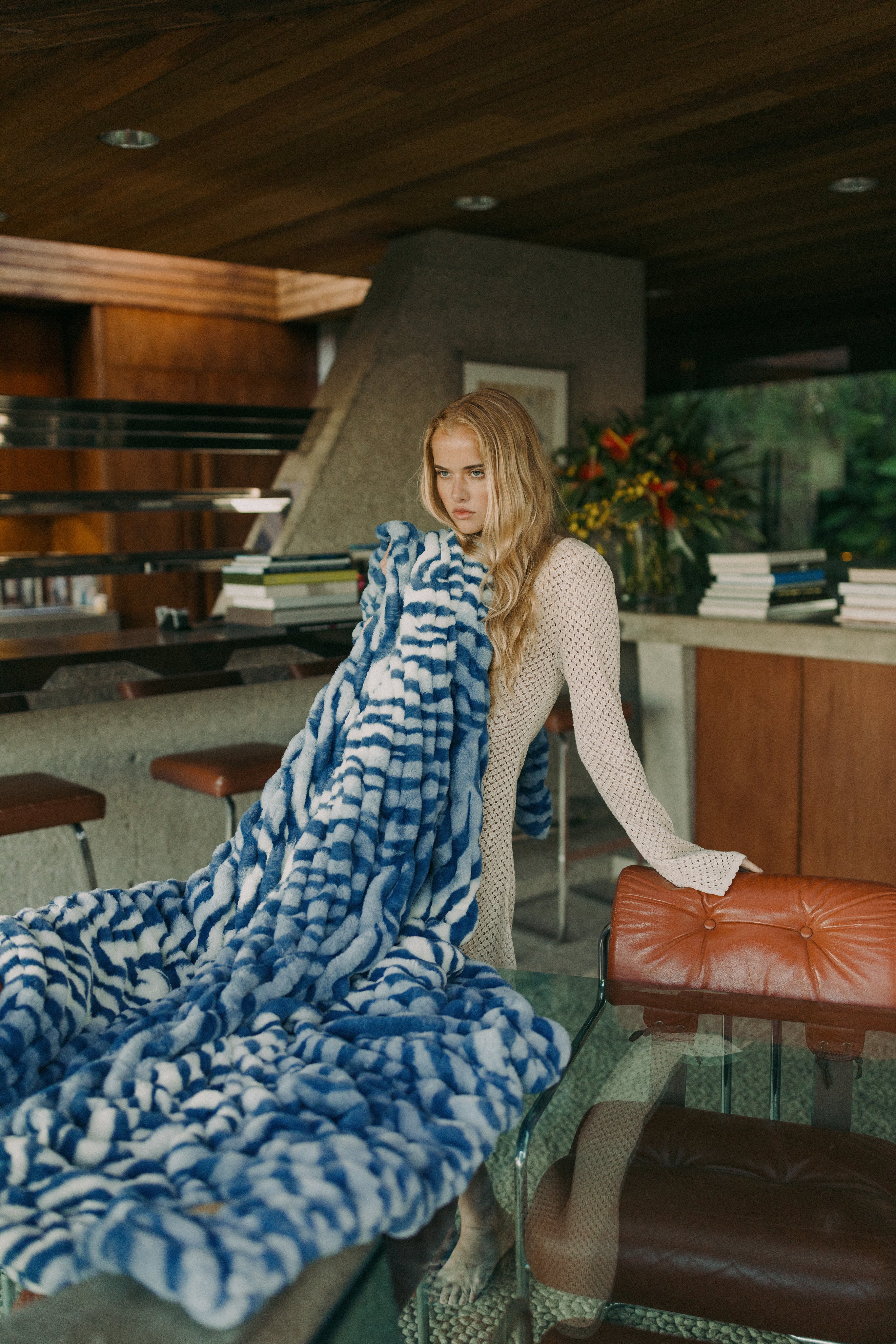 Blue Zebra – Lola Blankets