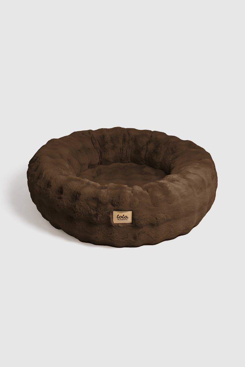 The Lola Bubble Pet Bed | Espresso