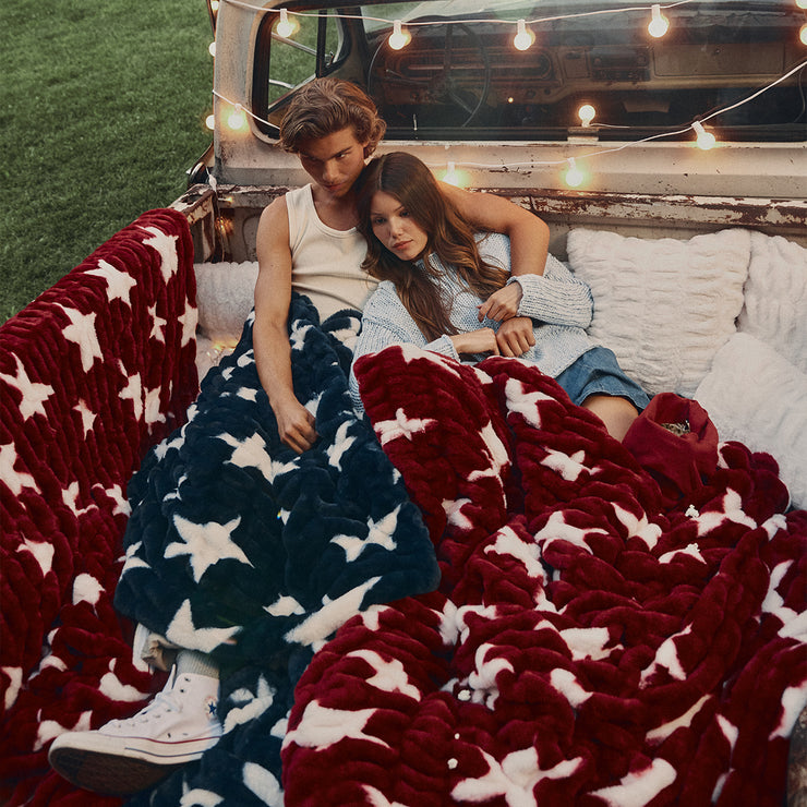 Star Spangled Navy Lola Original | Lola Blankets