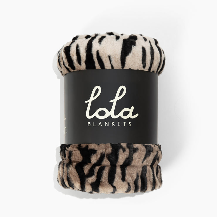 Wrap of Desert Jungle with Lola Blankets logo