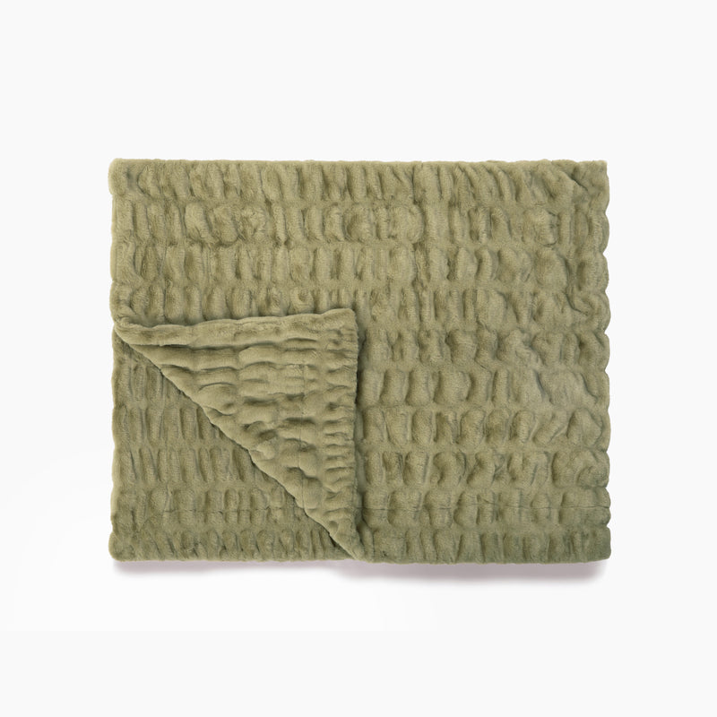 Wild Olive Flatlay Lola Blanket